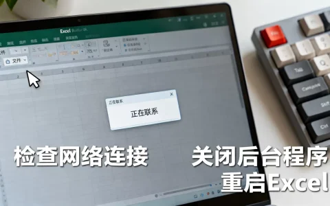 Excel一直显示正在联系怎么办，Excel卡死在正在联系怎么解决？