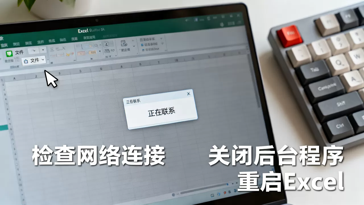 Excel一直显示正在联系怎么办,Excel卡死在正在联系怎么解决? Excel一直显示正在联系怎么办,Excel卡死在正在联系怎么解决?