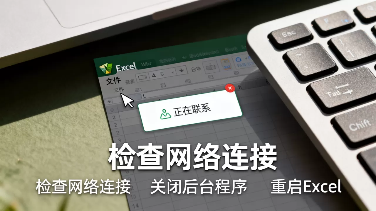 Excel一直显示正在联系怎么办,Excel卡死在正在联系怎么解决? Excel一直显示正在联系怎么办,Excel卡死在正在联系怎么解决?