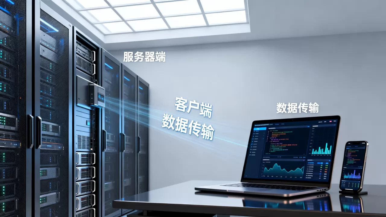 服务器端和客户端的工作原理是什么，两者有什么本质区别？