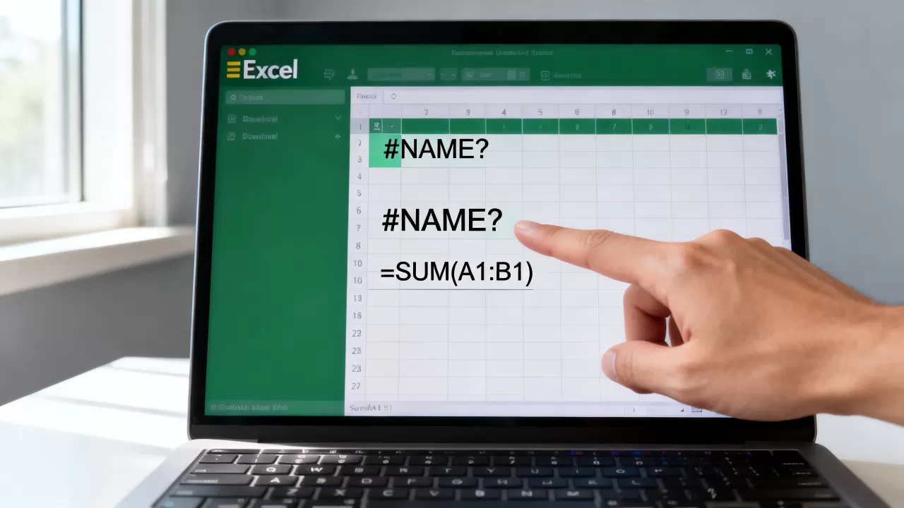 Excel显示NAME?怎么回事,公式错误怎么解决? Excel显示NAME?怎么回事,公式错误怎么解决?