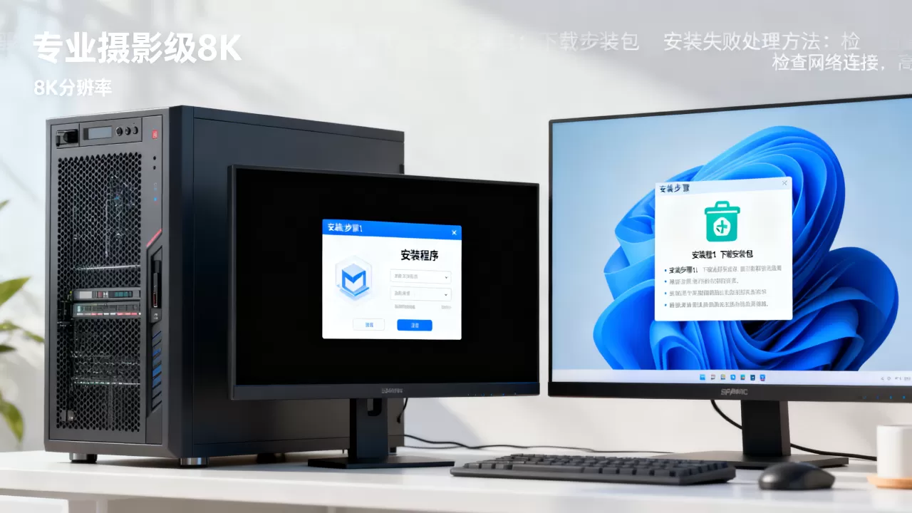 服务器与客户端该如何安装程序，安装失败该如何解决？