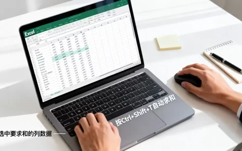Excel列合计怎么快速实现，Excel自动求和快捷键是什么？