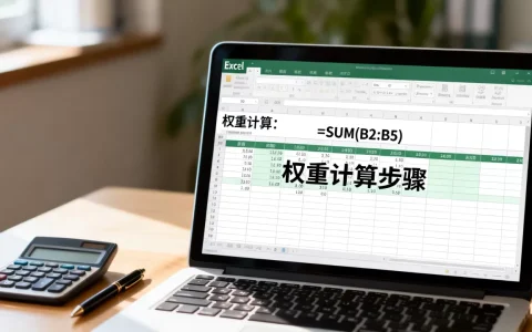 Excel中如何快速计算权重，excel表格权重计算公式怎么写？