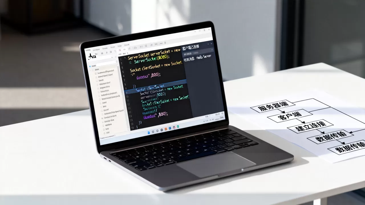 Java如何实现服务器客户端对话，Java Socket编程怎么写？