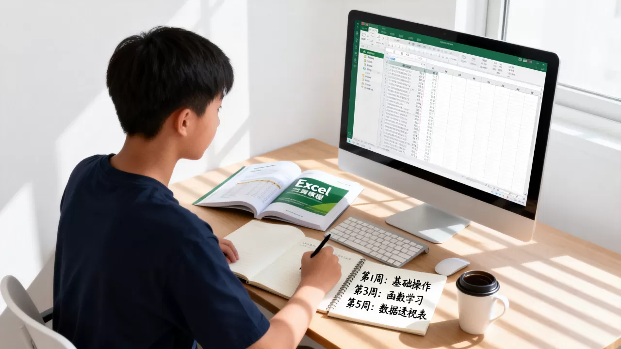 Excel学多久才能达到工作要求，新手入门需要多长时间？
