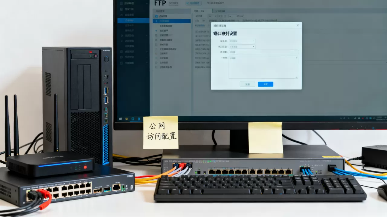 如何让FTP服务器实现公网访问，外网怎么连接内网FTP服务器？