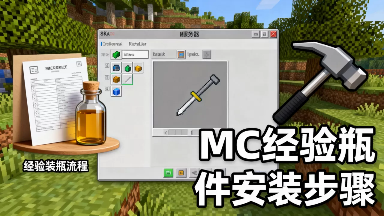 服务器如何将经验装瓶,MC经验瓶插件怎么安装? 服务器如何将经验装瓶,MC经验瓶插件怎么安装?
