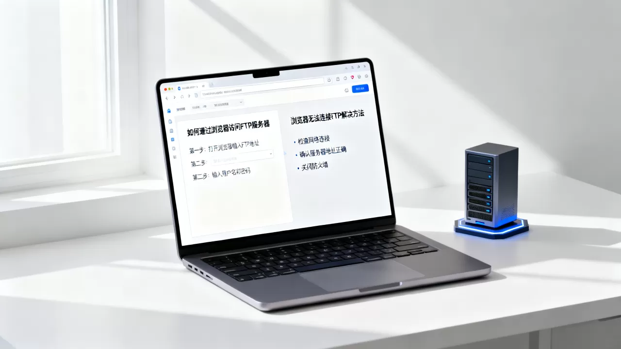 如何通过浏览器访问FTP服务器，浏览器无法连接FTP怎么解决？