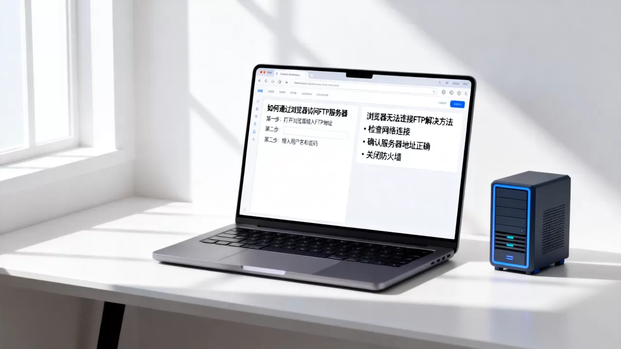 如何通过浏览器访问FTP服务器，浏览器无法连接FTP怎么解决？