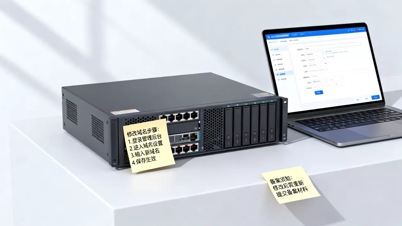服务器怎么修改域名，修改域名后需要重新备案吗？