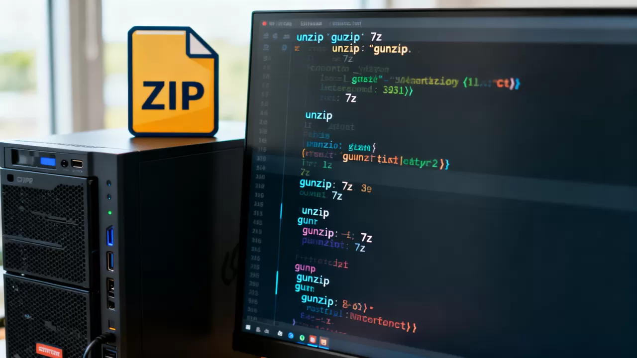 FTP服务器怎么解压ZIP?,服务器常用解压命令有哪些? FTP服务器怎么解压ZIP?,服务器常用解压命令有哪些?