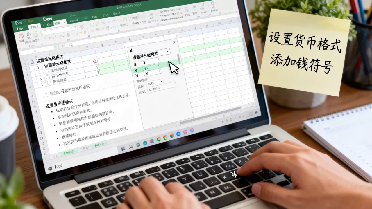 Excel怎么添加钱符号，Excel单元格怎么设置货币格式？