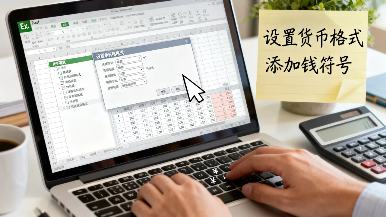Excel怎么添加钱符号，Excel单元格怎么设置货币格式？