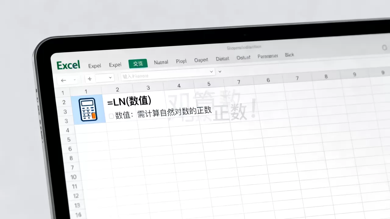 Excel如何计算ln函数,excel中ln函数怎么使用? Excel如何计算ln函数,excel中ln函数怎么使用?