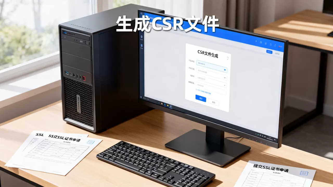 如何正确生成服务器CSR文件，SSL证书申请步骤是什么？