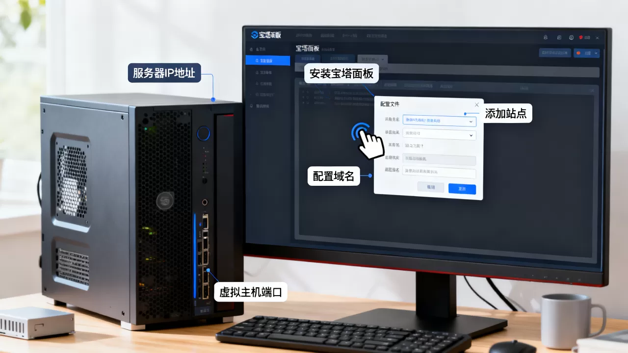 服务器怎么架设虚拟主机,宝塔面板搭建虚拟主机怎么操作? 服务器怎么架设虚拟主机,宝塔面板搭建虚拟主机怎么操作?