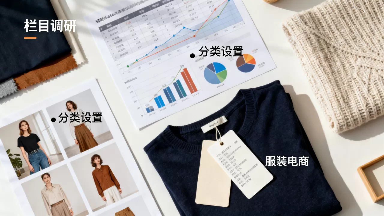 服装网站栏目该如何调研，服装电商网站分类怎么设置才合理？