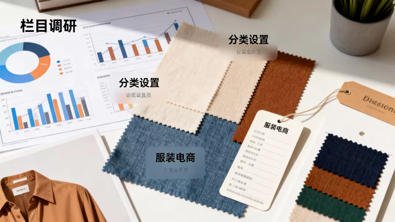 服装网站栏目该如何调研，服装电商网站分类怎么设置才合理？