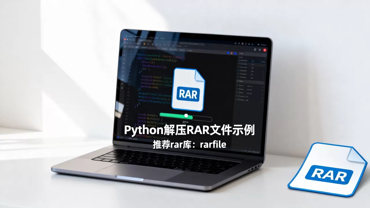 Python怎么解压RAR文件，Python解压rar库哪个好用？