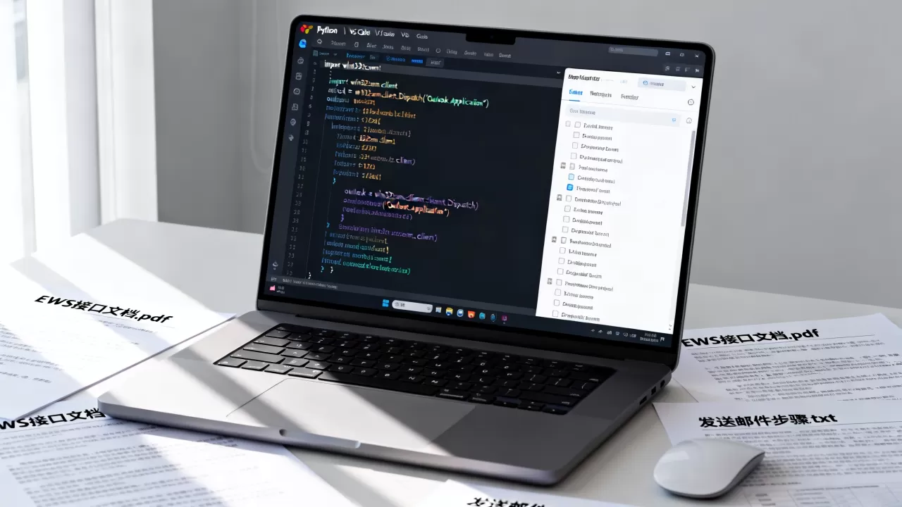 如何使用Python调用EWS接口，Python EWS发送邮件怎么写？