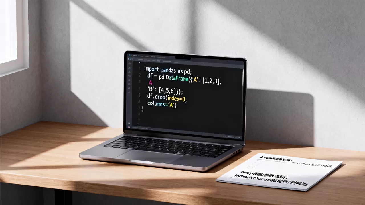 Python drop函数怎么用才正确，pandas删除行和列怎么操作？