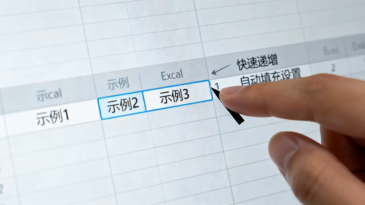 Excel文本怎么实现快速递增，Excel文本自动填充怎么设置？