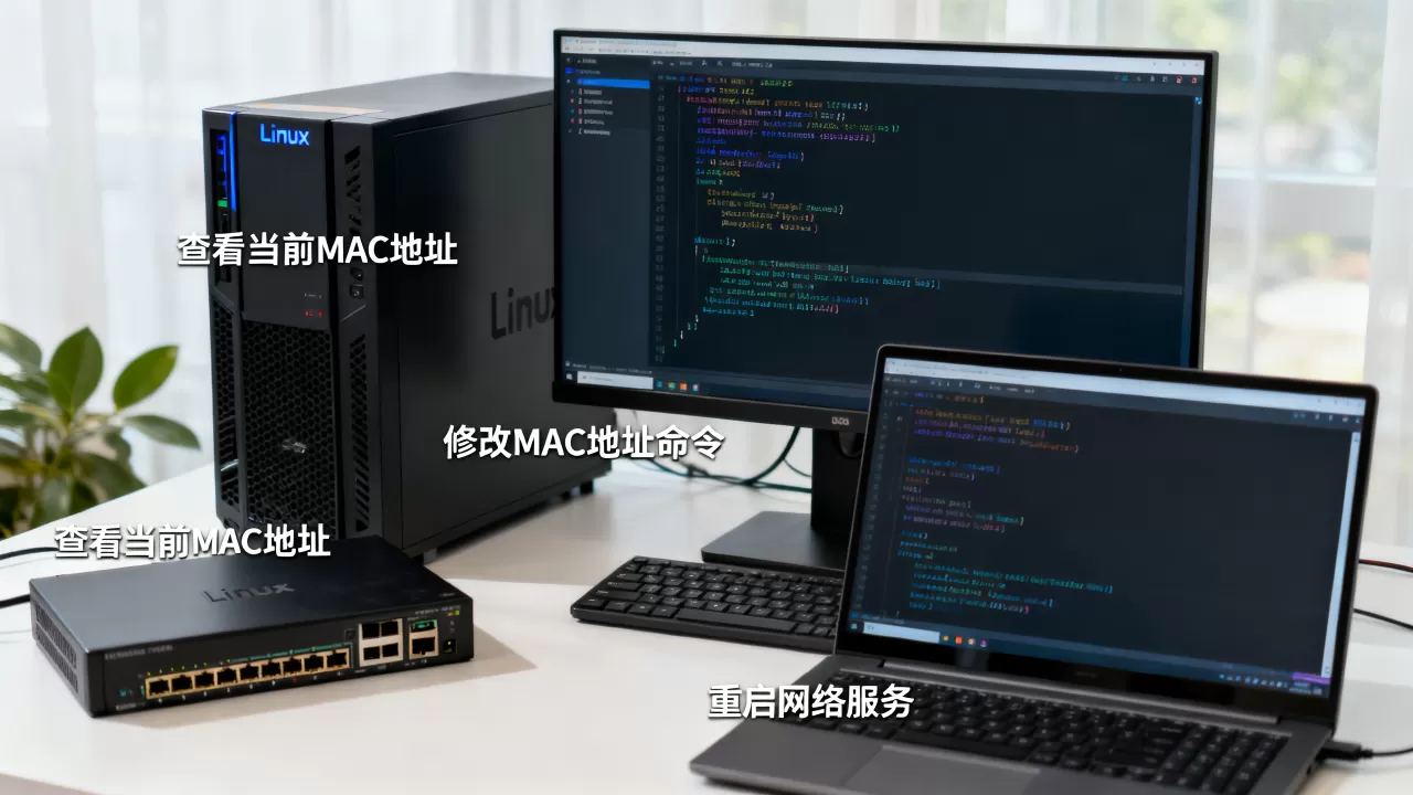 服务器MAC地址怎么修改，Linux修改MAC地址有哪些方法？