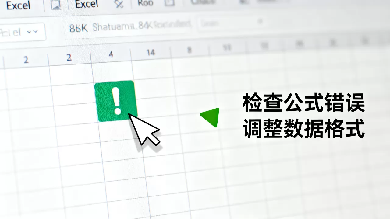 Excel单元格为什么带感叹号，如何快速去除绿色小三角？
