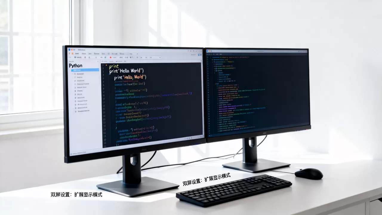 Python双屏编程真的好用吗,双显示器写代码怎么设置? Python双屏编程真的好用吗,双显示器写代码怎么设置?