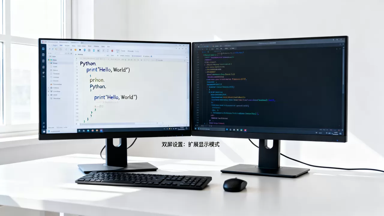 Python双屏编程真的好用吗,双显示器写代码怎么设置? Python双屏编程真的好用吗,双显示器写代码怎么设置?