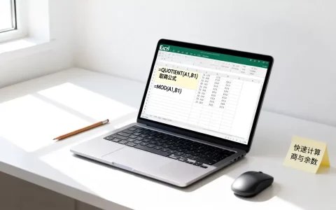 Excel如何快速取商，Excel求商和余数怎么计算？