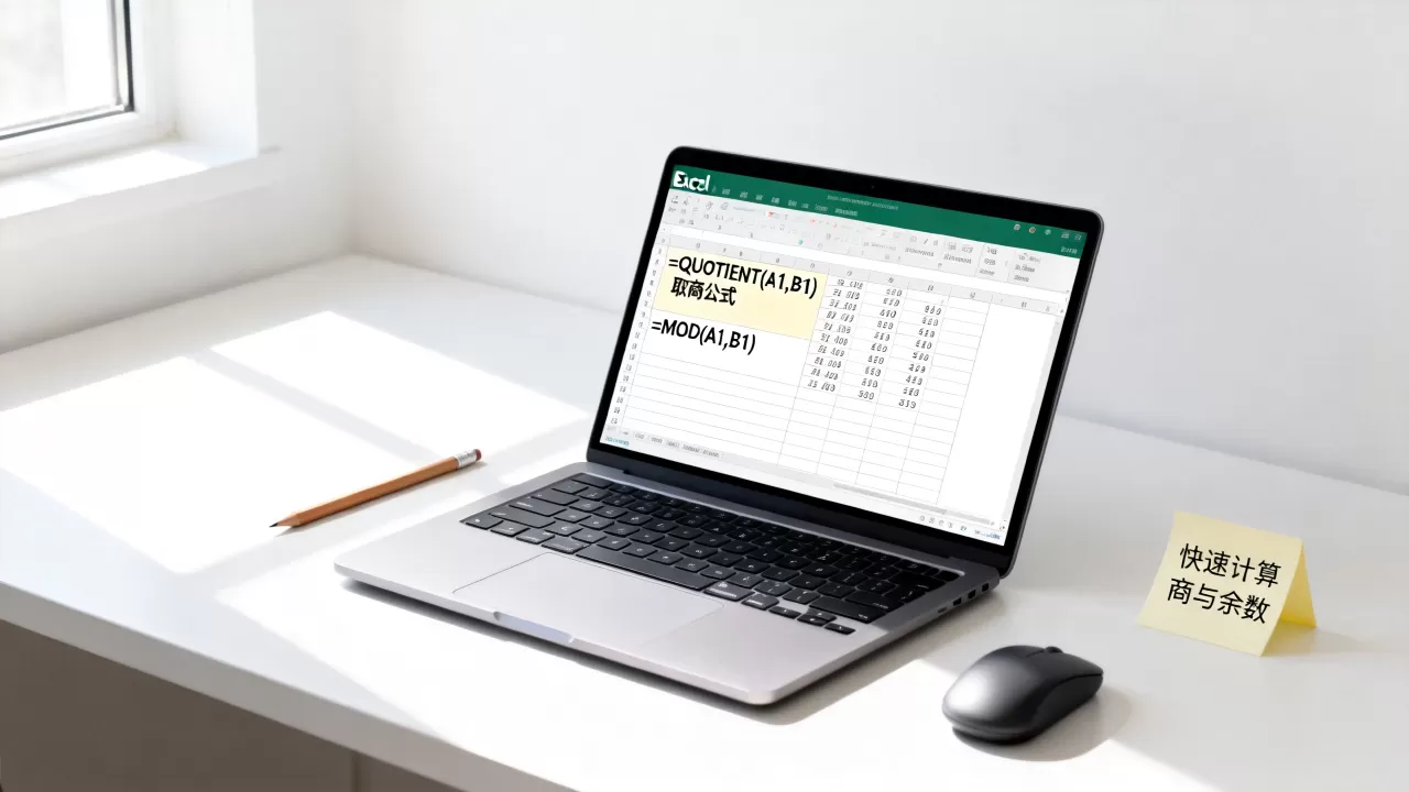 Excel如何快速取商,Excel求商和余数怎么计算? Excel如何快速取商,Excel求商和余数怎么计算?