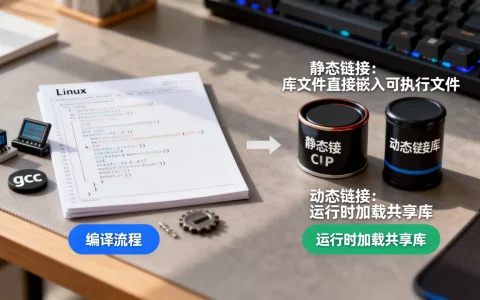 Linux编译连接流程是什么，静态链接和动态链接有什么区别？