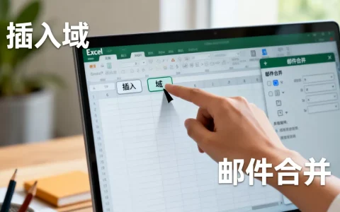 Excel如何快速插入域，Excel邮件合并怎么插入域？