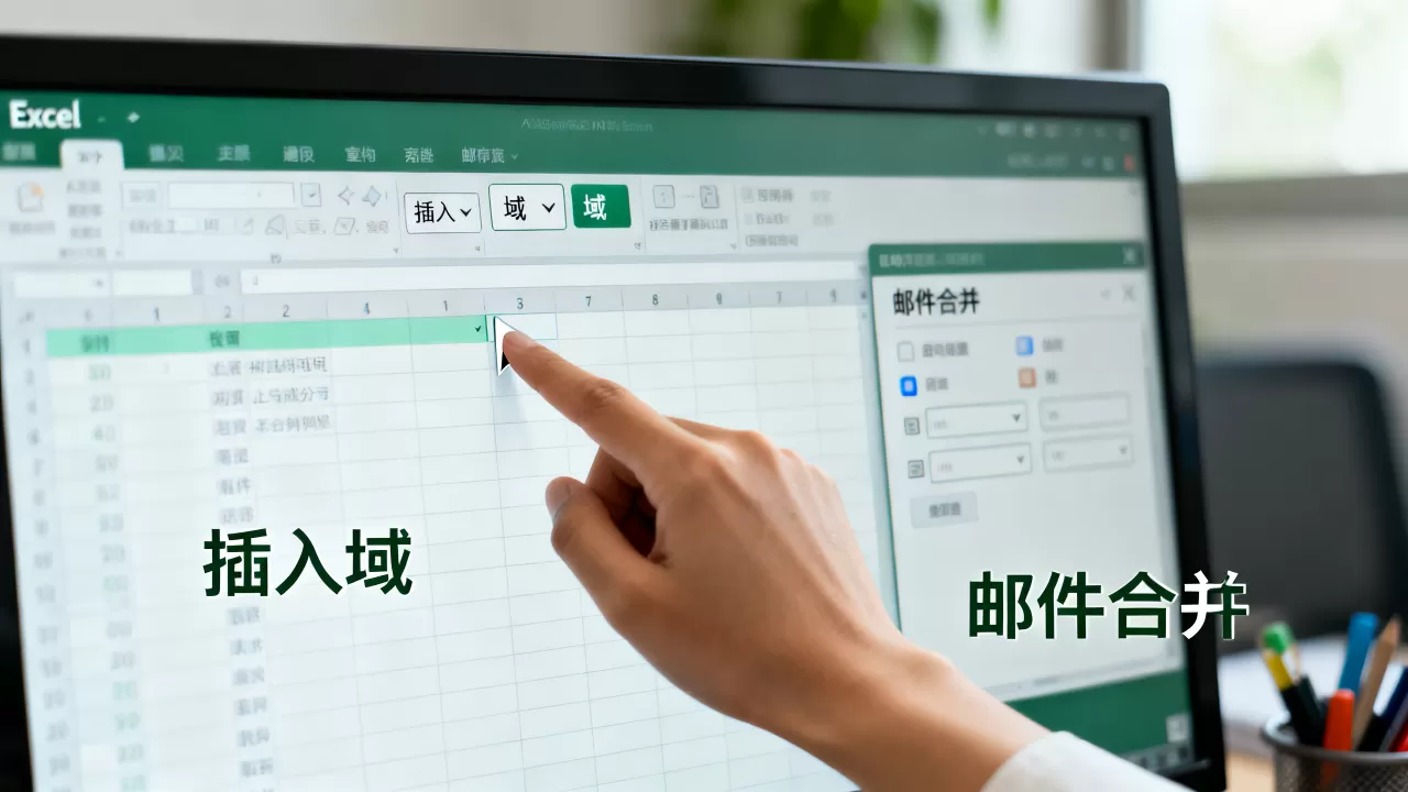 Excel如何快速插入域,Excel邮件合并怎么插入域? Excel如何快速插入域,Excel邮件合并怎么插入域?