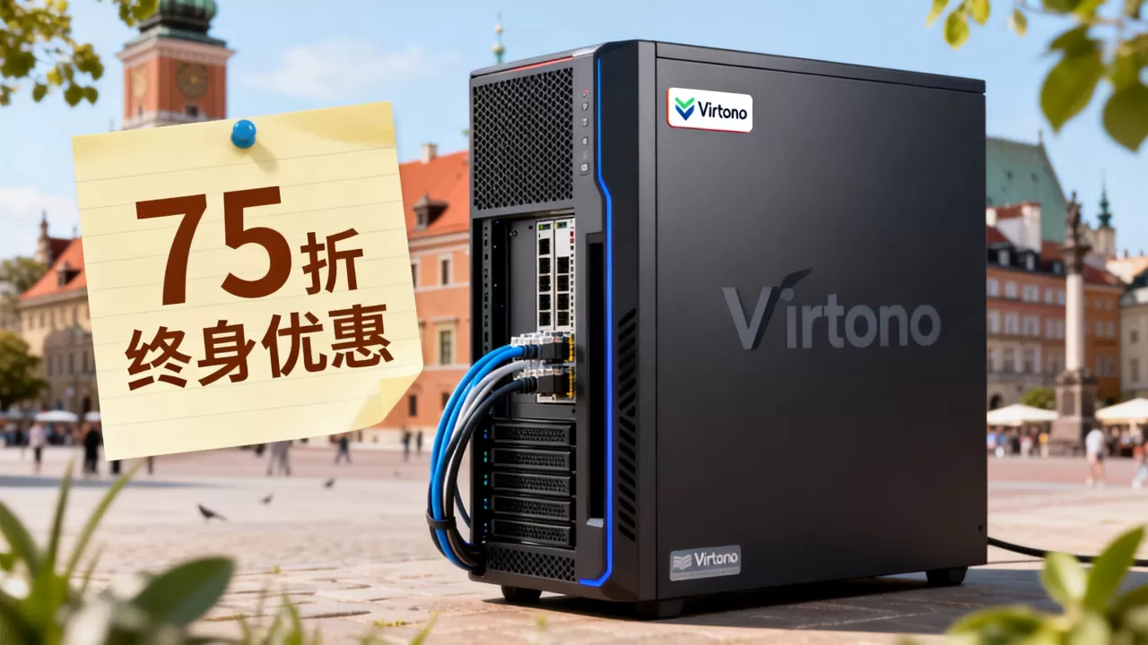 Virtono波兰华沙VPS 75折终身优惠值得买吗,波兰VPS哪个好? Virtono波兰华沙VPS 75折终身优惠值得买吗,波兰VPS哪个好?