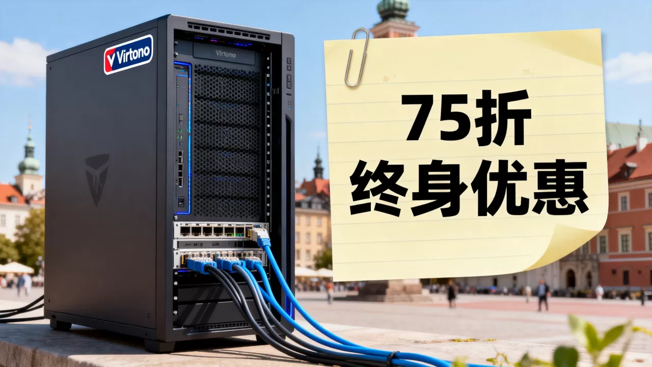 Virtono波兰华沙VPS 75折终身优惠值得买吗,波兰VPS哪个好? Virtono波兰华沙VPS 75折终身优惠值得买吗,波兰VPS哪个好?