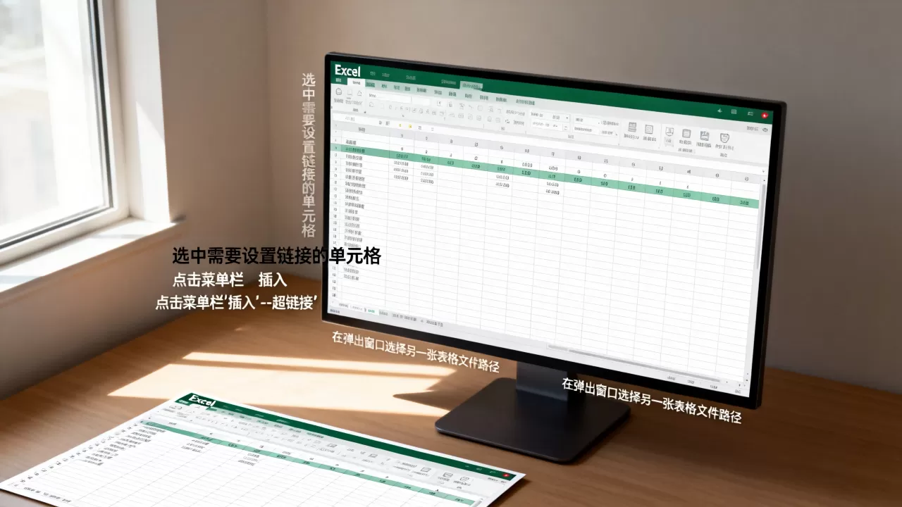 Excel怎么设置链接，Excel表格如何链接到另一个表格？