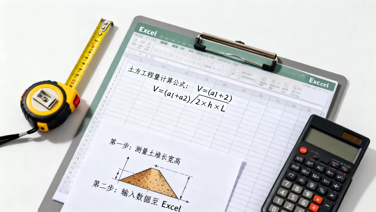如何用Excel进行土方计算?,土方工程量计算公式怎么写? 如何用Excel进行土方计算?,土方工程量计算公式怎么写?