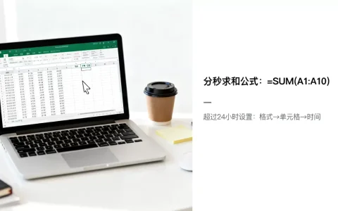 Excel分秒求和怎么操作，Excel时间求和超过24小时怎么办？