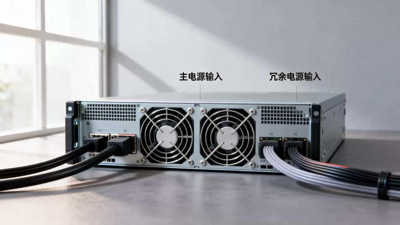服务器接两路电源怎么接，服务器双电源冗余怎么实现？