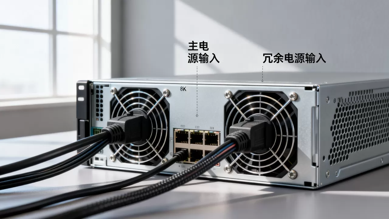 服务器接两路电源怎么接，服务器双电源冗余怎么实现？