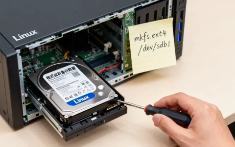 服务器格式化代码怎么写，Linux服务器怎么格式化硬盘？