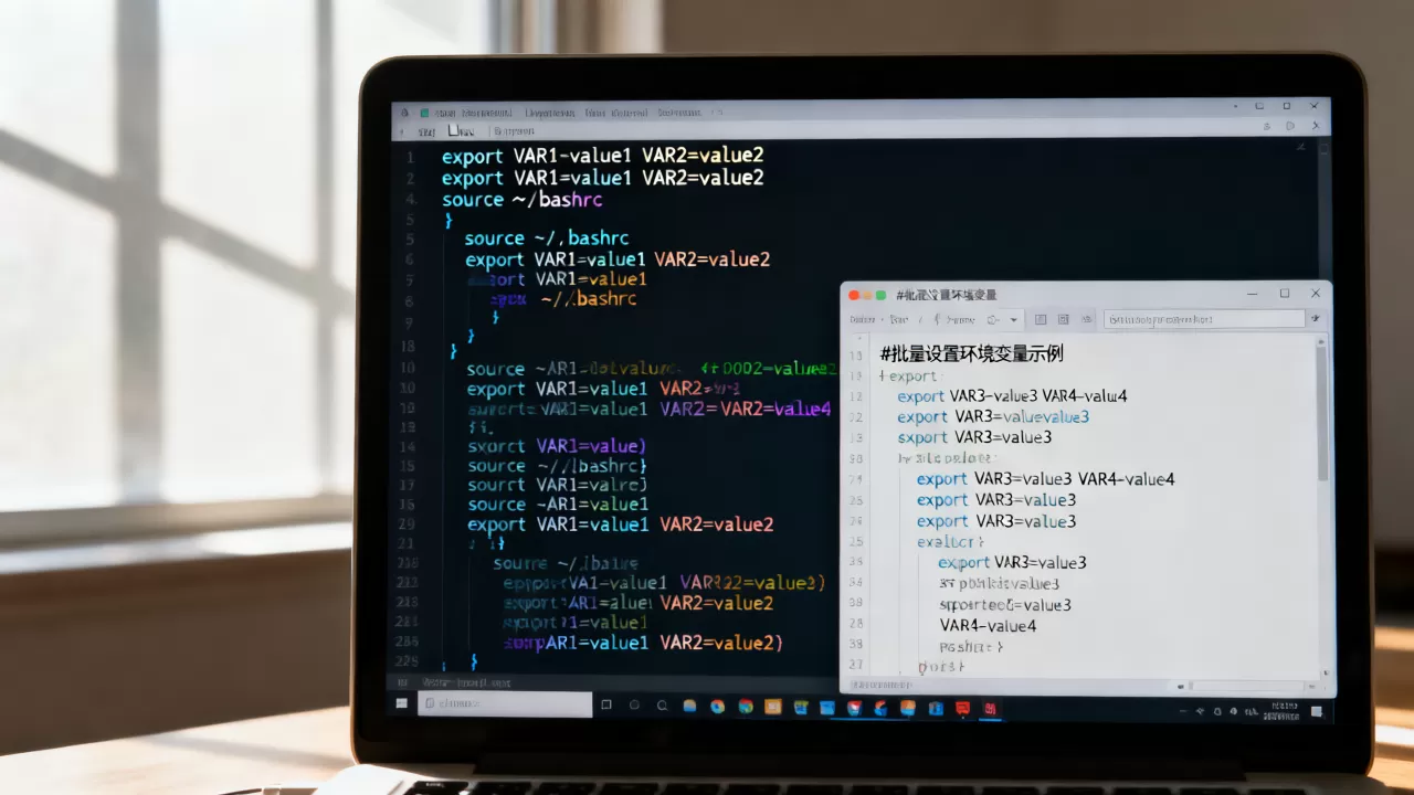 Linux怎么定义多个变量，如何批量设置环境变量？