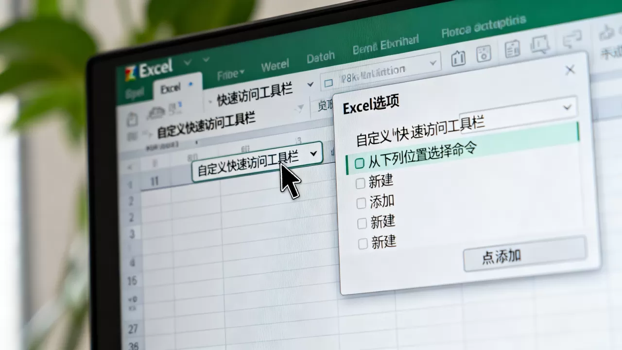 Excel快捷菜单怎么设置,Excel快速访问工具栏如何自定义? Excel快捷菜单怎么设置,Excel快速访问工具栏如何自定义?