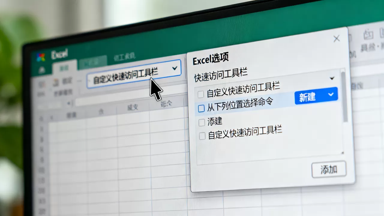 Excel快捷菜单怎么设置,Excel快速访问工具栏如何自定义? Excel快捷菜单怎么设置,Excel快速访问工具栏如何自定义?