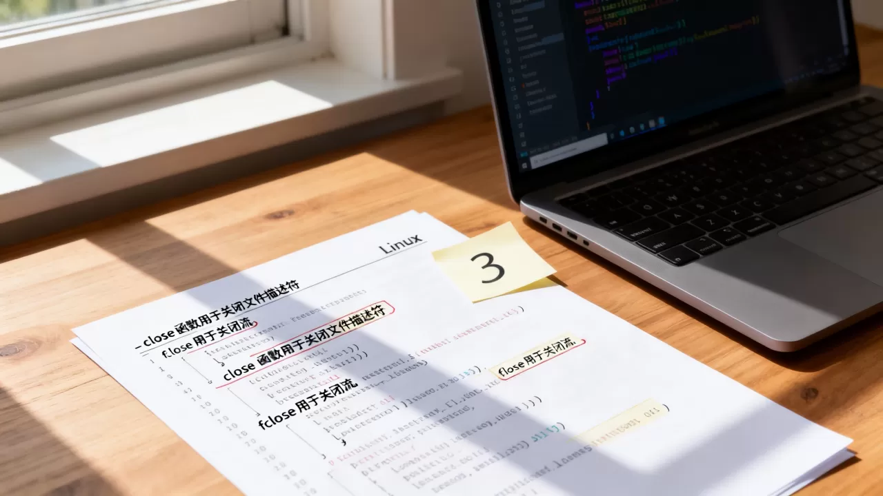 Linux close函数怎么使用，close函数与fclose的区别是什么？