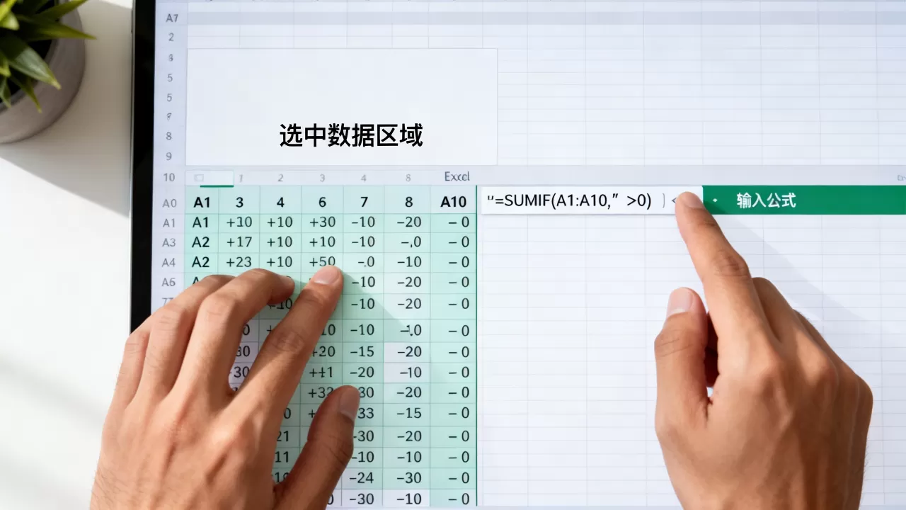 Excel怎么只对正数求和?Excel求和公式怎么设置? Excel怎么只对正数求和?Excel求和公式怎么设置?