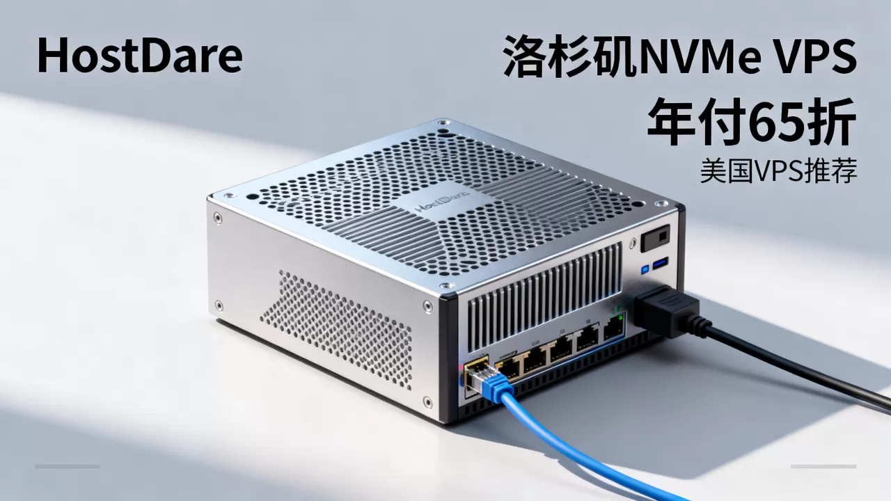 HostDare洛杉矶NVMe VPS年付65折值得买吗,美国VPS哪个好? HostDare洛杉矶NVMe VPS年付65折值得买吗,美国VPS哪个好?